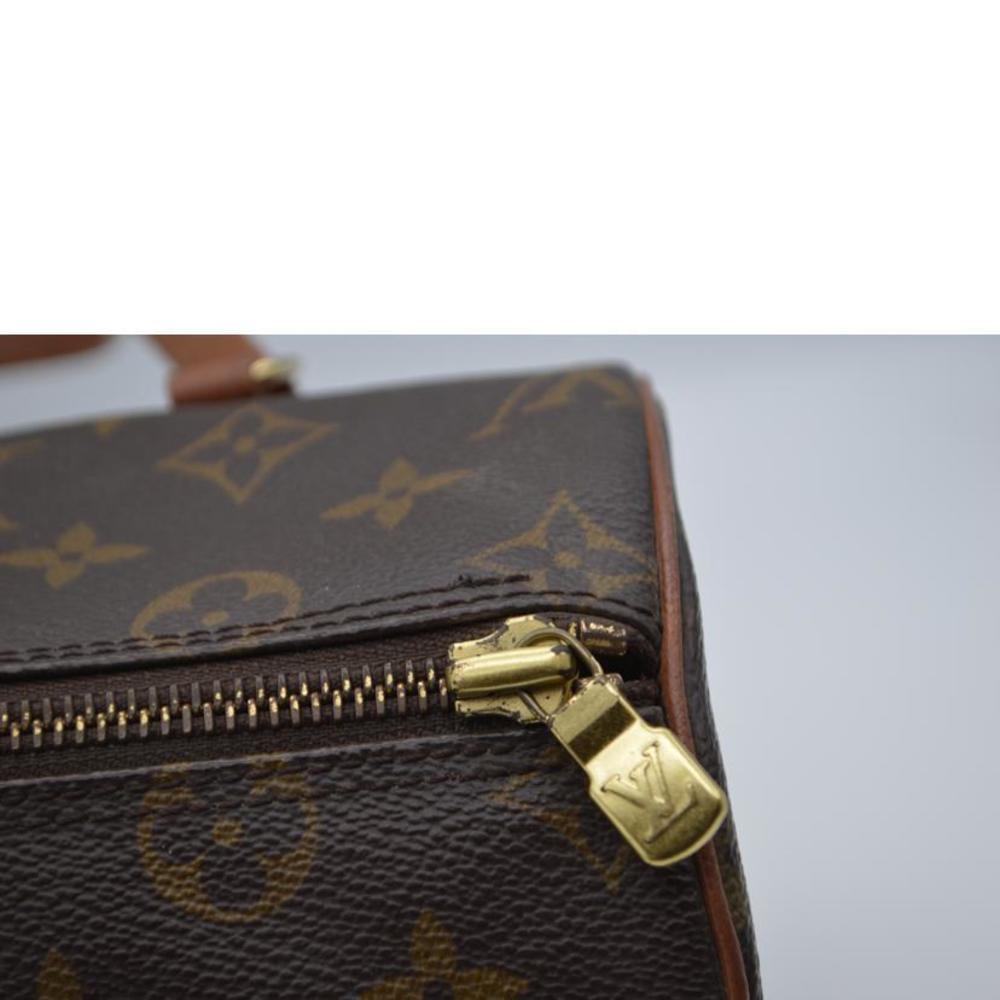 Louis Vuitton Brown Monogram Bag Satchel Papillon - Picture 7 of 11